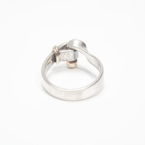 TIFFANY&Co. 925 Hook and Eye Ring Silver WS23993
