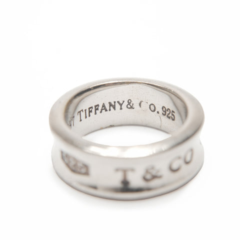 TIFFANY&Co. 925 Narrow 1837 #6 Ring Silver WS23998