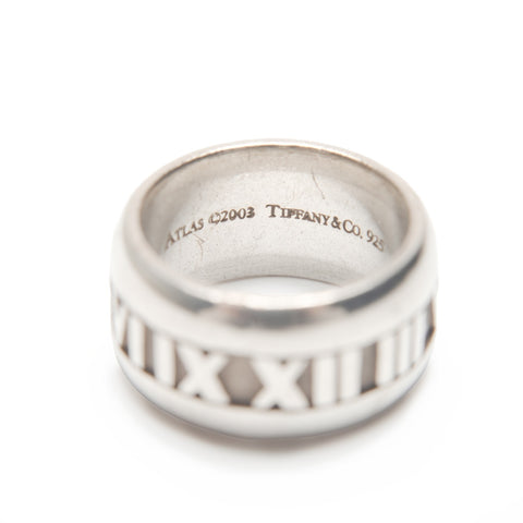 TIFFANY&Co. 925 Atlas #9 Ring Silver WS23999