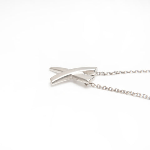 TIFFANY&Co. 925 kiss Necklace Silver WS24001