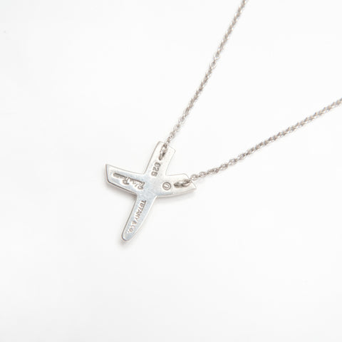 TIFFANY&Co. 925 kiss Necklace Silver WS24001