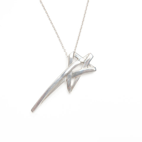 TIFFANY&Co. Shooting Star 925 Necklace Silver WS24004