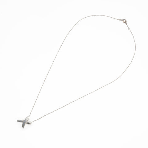 TIFFANY&Co. 925 kiss Necklace Silver WS24006