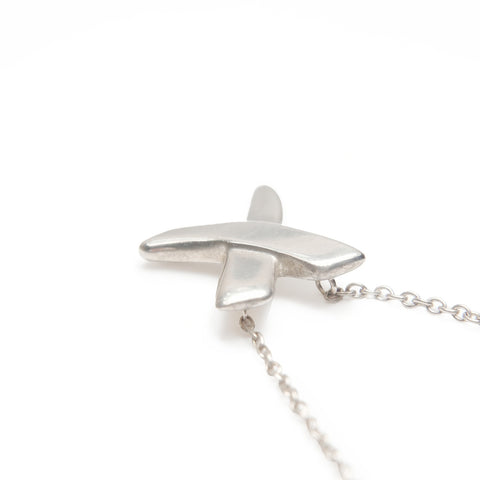 TIFFANY&Co. 925 kiss Necklace Silver WS24006