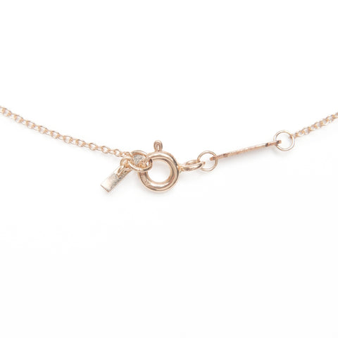 TIFFANY&Co. T Smile Diamond Au750 PG Pink Gold Necklace gold WS24016