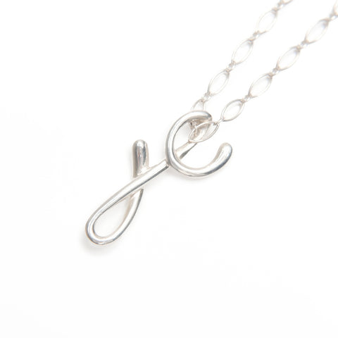 TIFFANY&Co. Initial Y 925 Necklace Silver WS24018