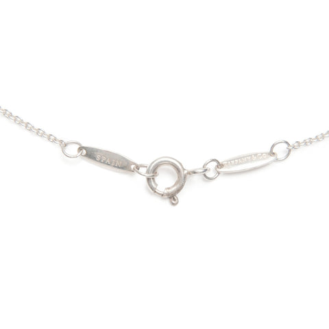 TIFFANY&Co. Pink Sapphire By the Yard 925 Necklace Silver WS24019