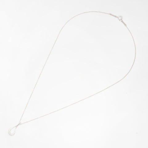 TIFFANY&Co. Open Teardrop 925 Necklace Silver WS24025