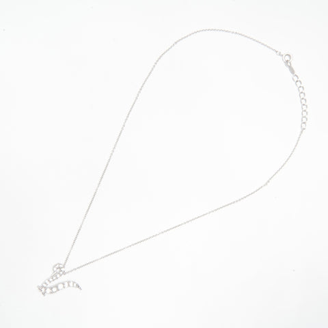 TASAKI 925 V Initial Necklace Silver WS24030