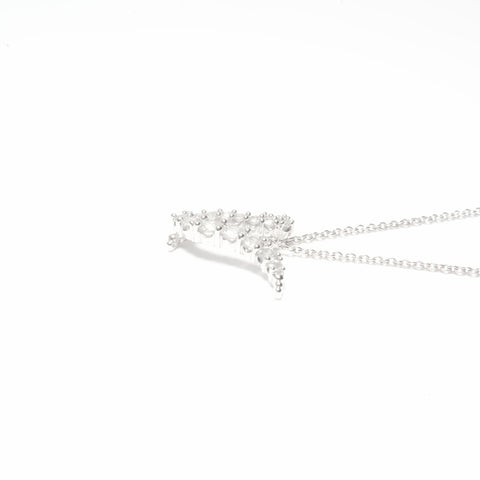 TASAKI 925 V Initial Necklace Silver WS24030