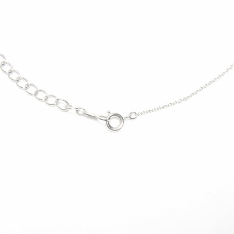 TASAKI 925 V Initial Necklace Silver WS24030