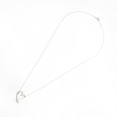 TIFFANY&Co. Collier coeur enroulé en argent 925, WS24031