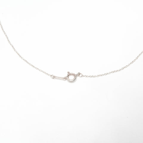 TIFFANY&Co. 925 Wrapping Heart Necklace Silver WS24032
