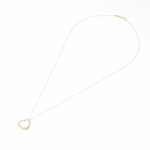 TIFFANY&Co. 750 open heart Necklace gold WS24037