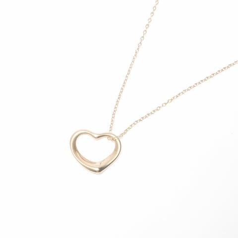 TIFFANY&Co. 750 open heart Necklace gold WS24037