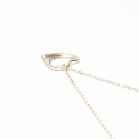 TIFFANY&Co. 750 open heart Necklace gold WS24037
