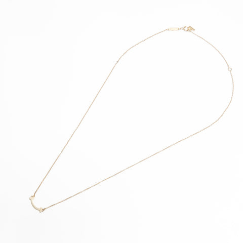 TIFFANY&Co. 750 T Smile Necklace gold WS24038