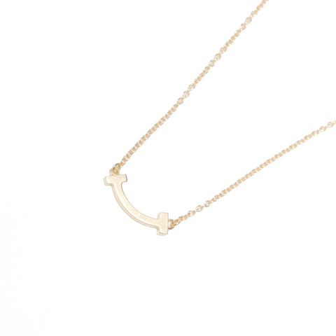 TIFFANY&Co. 750 T Smile Necklace gold WS24038