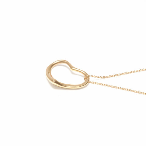 TIFFANY&Co. 750 open heart Necklace gold WS24041