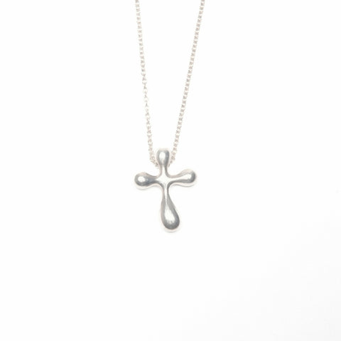 TIFFANY&Co. 925 cross Necklace Silver WS24049