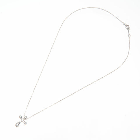 TIFFANY&Co. 925 cross Necklace Silver WS24049