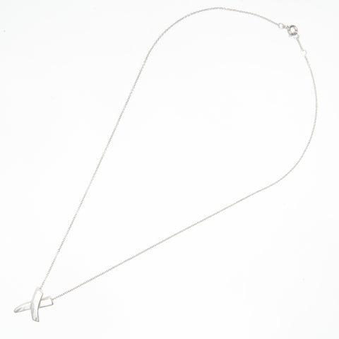 TIFFANY&Co. 925 kiss Necklace Silver WS24053
