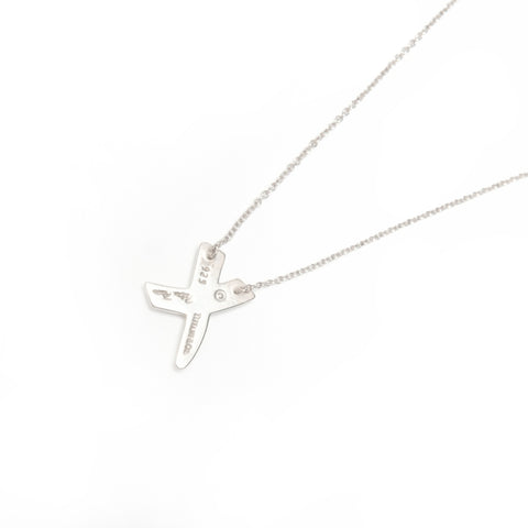 TIFFANY&Co. 925 kiss Necklace Silver WS24053