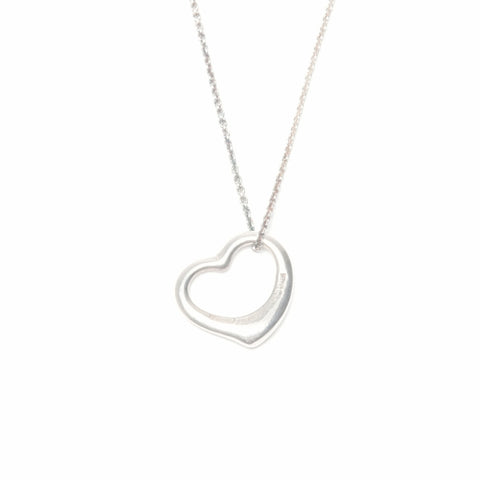 TIFFANY&Co. Open heart 925 Necklace Silver WS24054