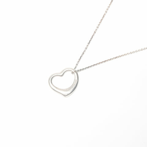 TIFFANY&Co. Open heart 925 Necklace Silver WS24054