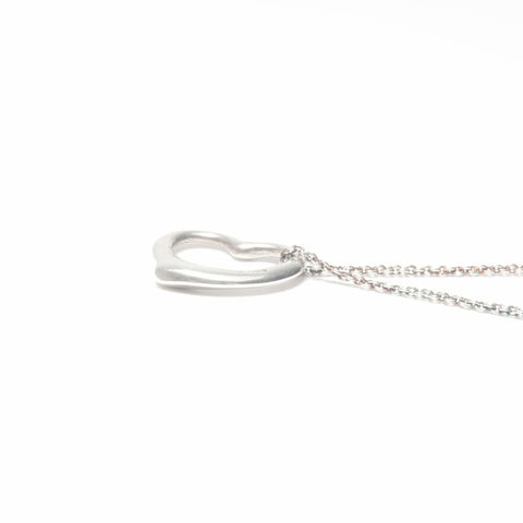 TIFFANY&Co. Open heart 925 Necklace Silver WS24054