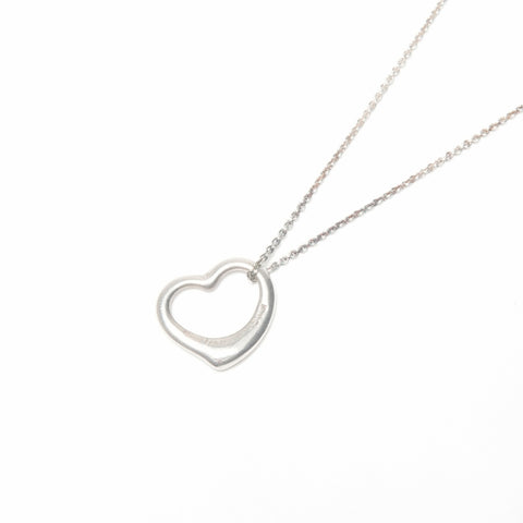 TIFFANY&Co. Open heart 925 Necklace Silver WS24054