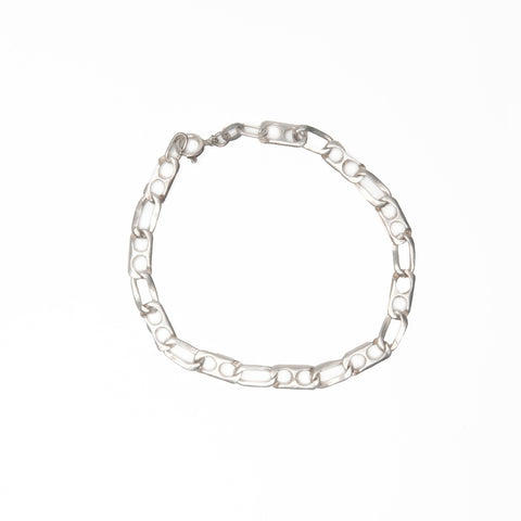 TIFFANY&Co. 925 Figaro Chain bracelet Silver WS24055