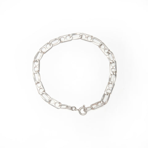 TIFFANY&Co. 925 Figaro Chain bracelet Silver WS24055