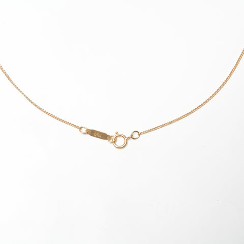 TIFFANY&Co. 750 Leaf Heart Necklace gold WS24056