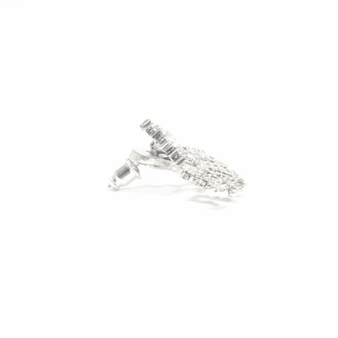 Christian Dior J'adior Rhinestone (One Ear Only) Pierce Silver WS24058