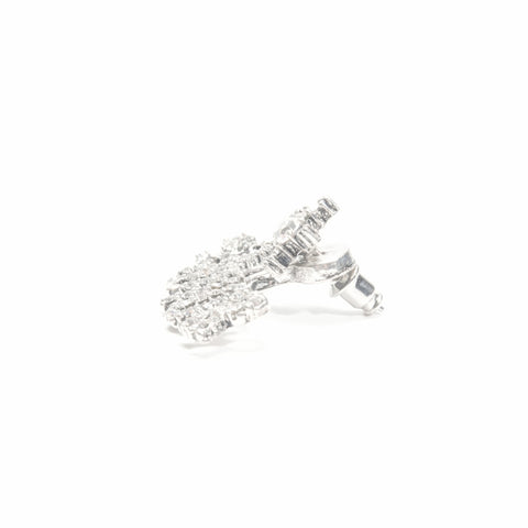 Christian Dior J'adior Rhinestone (One Ear Only) Pierce Silver WS24058