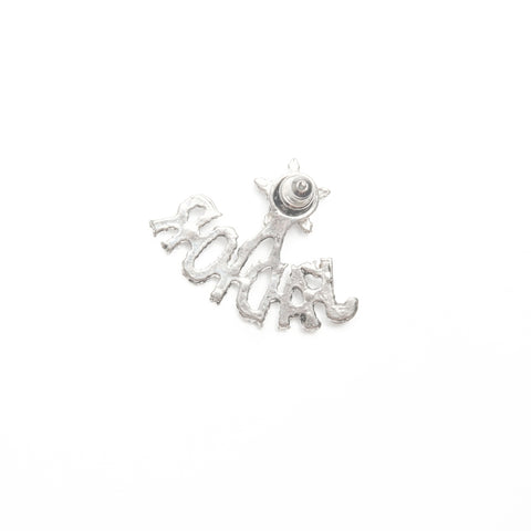 Christian Dior J'adior Rhinestone (One Ear Only) Pierce Silver WS24058