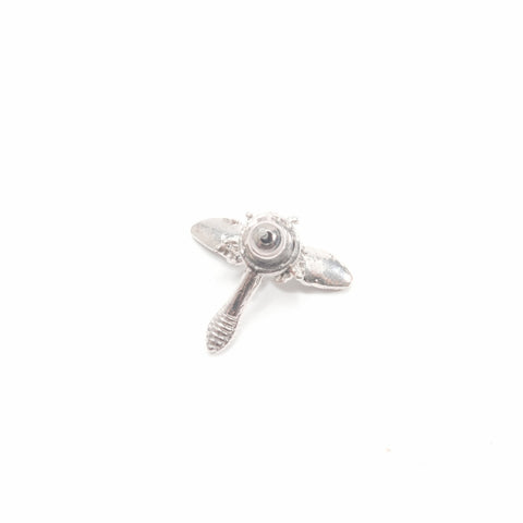 Christian Dior Bee rhinestone single ear Pierce Silver WS24059
