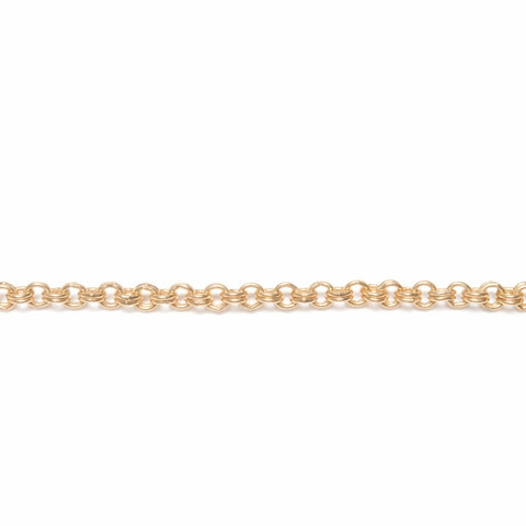 Christian Dior CD logo rhinestone Necklace gold WS24060