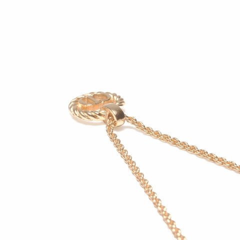 Christian Dior CD logo Necklace gold WS24061