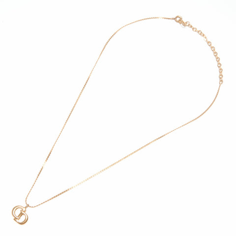 Christian Dior CD logo Necklace gold WS24063