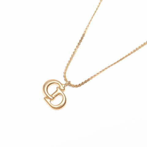 Christian Dior CD logo Necklace gold WS24063