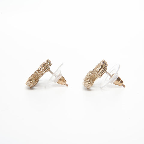 CHANEL A12P 2012 COCO Mark Rhinestone Pierce gold WS24069