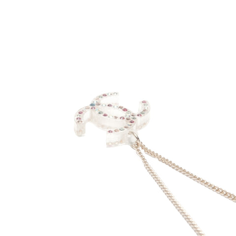 CHANEL 04A 2004 COCO 马克水钻项链多色 WS24072