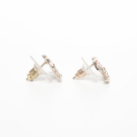 CHANEL 04A 2004 COCO Mark Rhinestone Rainbow Pierce multicolor WS24075