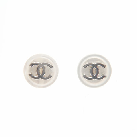 CHANEL 98P 1998 COCO Mark Maru Pierce 白色 WS24079