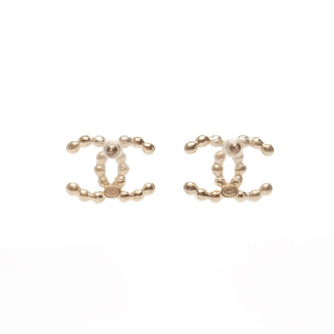 CHANEL C20K 2020 COCO Mark Pearl Pierce gold WS24080