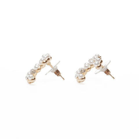 CHANEL C20K 2020 COCO Mark Pearl Pierce gold WS24080