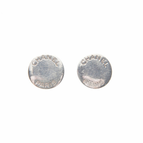 CHANEL 98P Logo Circle Pierce Silver WS24082