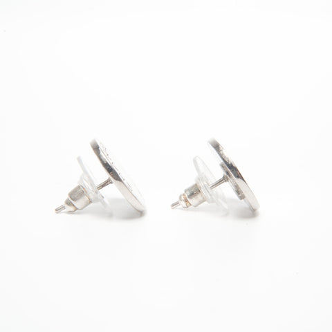 CHANEL 98P Logo Circle Pierce Silver WS24082